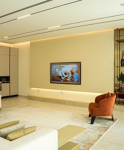 Apartment view in Burj Khalifa done ny Wood World Decor