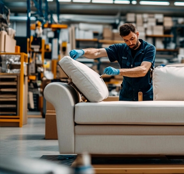 Sofa fabric quality check